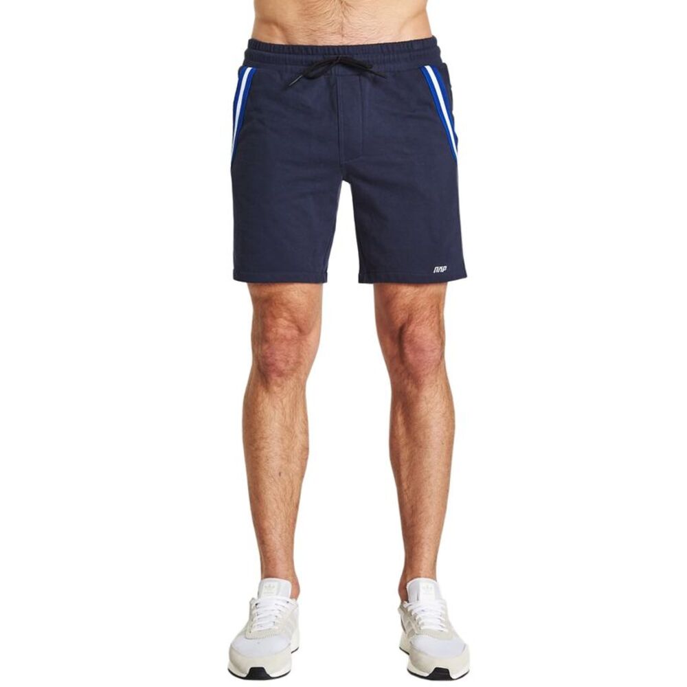 NXP Mens United Track Active Cotton Athletic Shorts 36 Navy